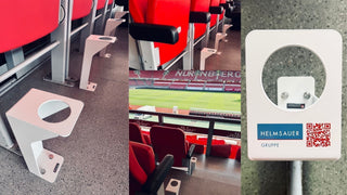 Getränkehalter als neues Highlight für Hospitality & Sponsoring im Max-Morlock-Stadion Nürnberg